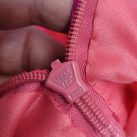 VINTAGE 70s handmade neon floral Hawaiian pleated‎ maxi skirt M - Picture 9 of 12